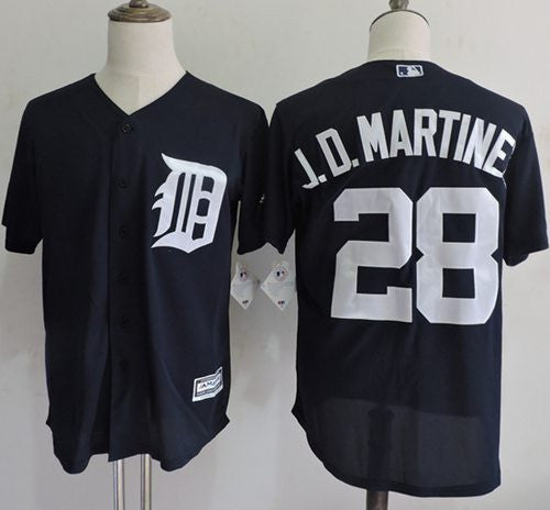 J. D. Martinez Detroit Tigers navy Authentic jersey
