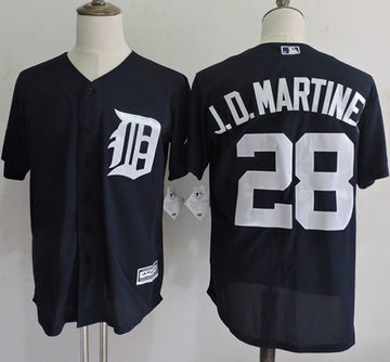 J. D. Martinez Detroit Tigers navy Authentic jersey