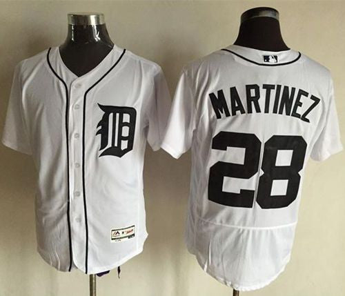 J. D. Martinez Detroit Tigers white Authentic jersey