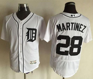 J. D. Martinez Detroit Tigers white Authentic jersey