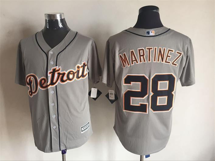 J.D. Martinez Detroit Tigers grey jersey