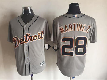 J.D. Martinez Detroit Tigers grey jersey
