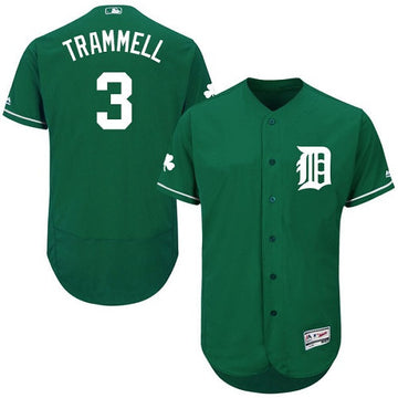 Alan Trammell Detroit Tigers green jersey