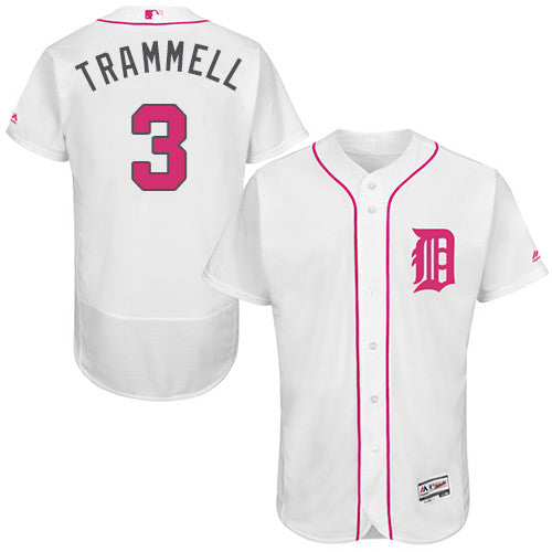 Alan Trammell Detroit Tigers white jersey
