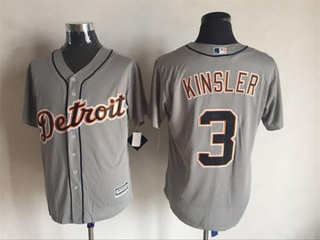 Ian Kinsler Detroit Tigers grey jersey