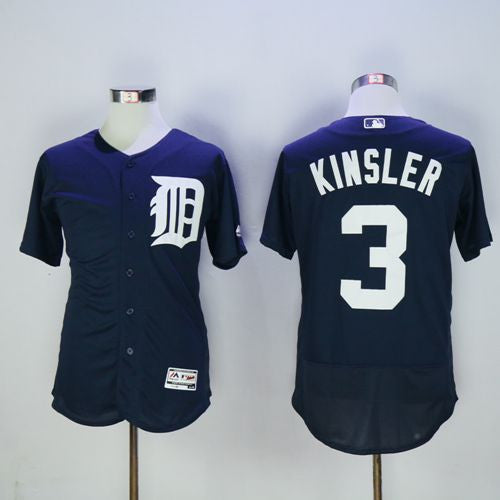 Ian Kinsler Detroit Tigers navy Authentic jersey