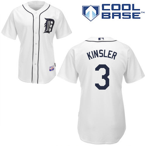 Ian Kinsler Detroit Tigers white jersey
