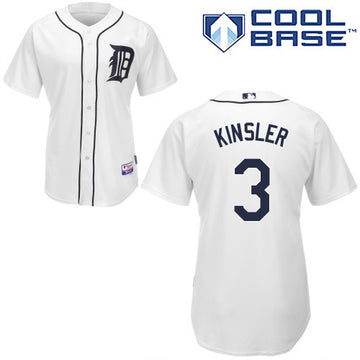 Ian Kinsler Detroit Tigers white jersey