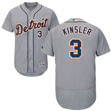 Ina Kinsler Detroit Tigers gray jersey
