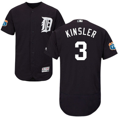 Ina Kinsler Detroit Tigers navy jersey