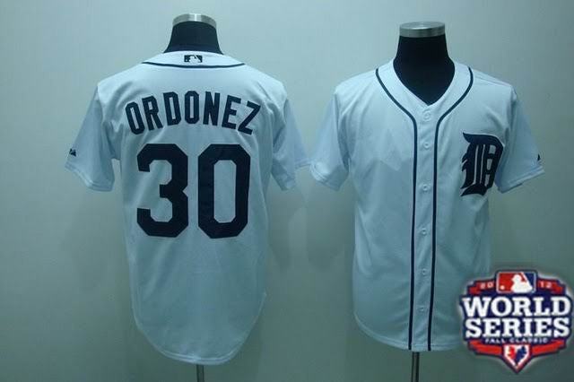 Ordonez Detroit Tigers white jersey
