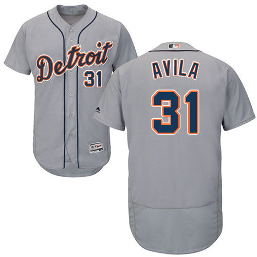 Alex Avila Detroit Tigers gray jersey