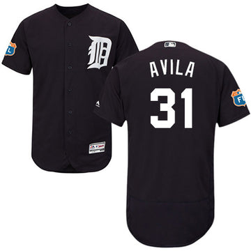 Alex Avila Detroit Tigers navy jersey