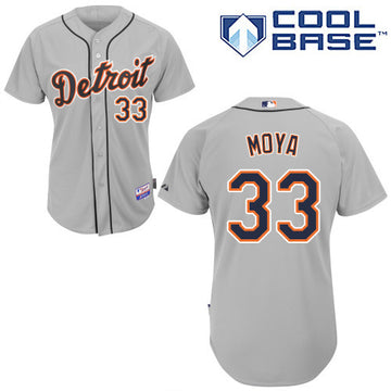Steven Moya Detroit Tigers grey jersey