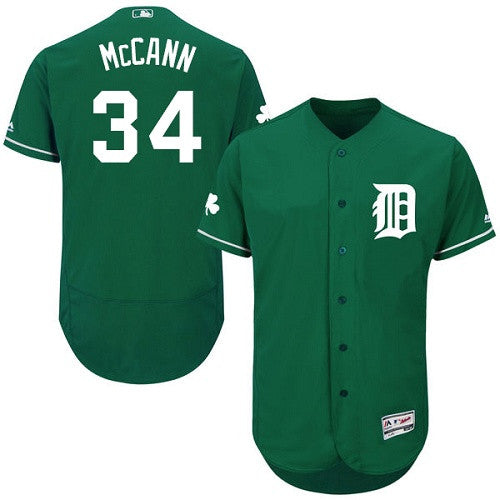James McCann Detroit Tigers green jersey
