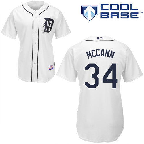 James Mccann Detroit Tigers white jersey