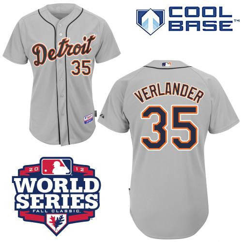 Justin Verlander Detroit Tigers grey jersey