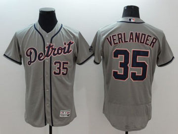 Justin Verlander Detroit Tigers grey Authentic jersey
