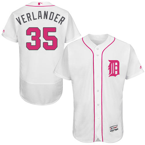 Justin Verlander Detroit Tigers white jersey