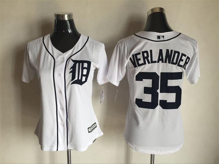 Justin Verlander Detroit Tigers white jersey