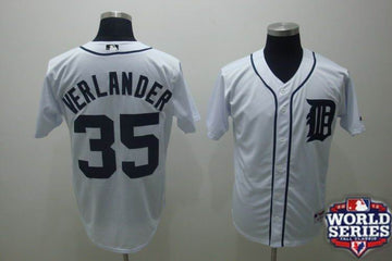Verlander Detroit Tigers white jersey