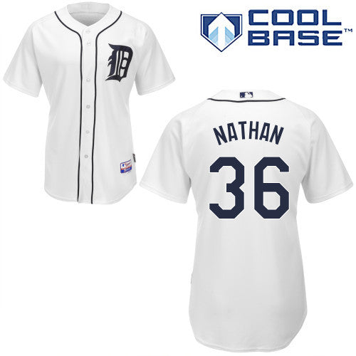 Joe Nathan Detroit Tigers white jersey