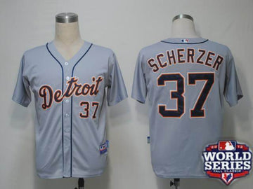 Scherzer Detroit Tigers grey jersey