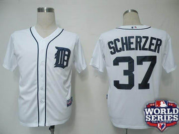 Scherzer Detroit Tigers white jersey