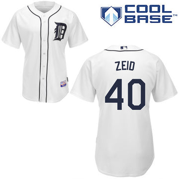 Josh Zeid Detroit Tigers white jersey