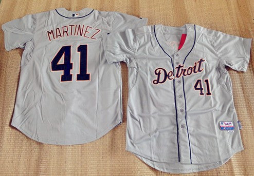 Martinez Detroit Tigers grey jersey