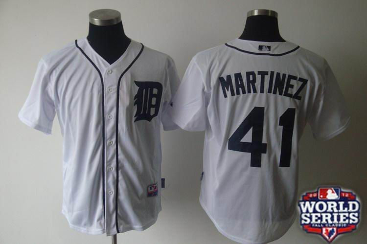 Martinez Detroit Tigers white jersey