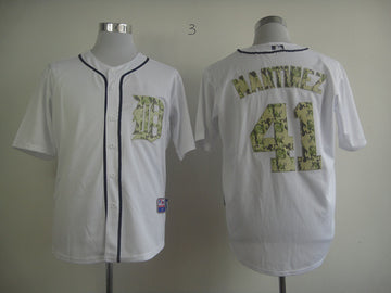 Martinez White Detroit Tigers camo Camo jersey