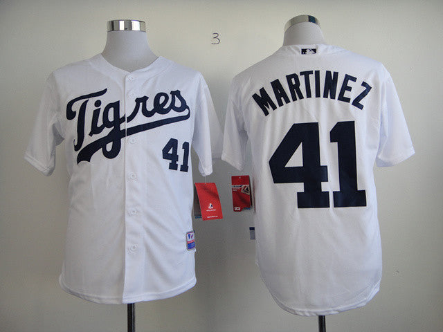 Martinez Detroit Tigers white jersey