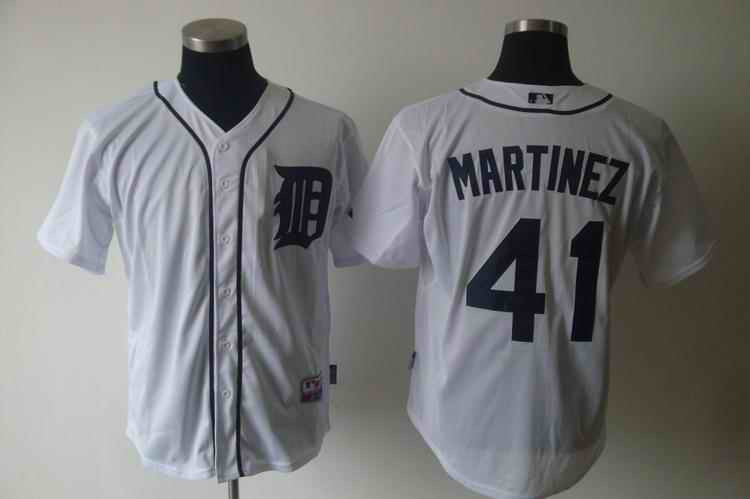 Martinez Detroit Tigers white jersey