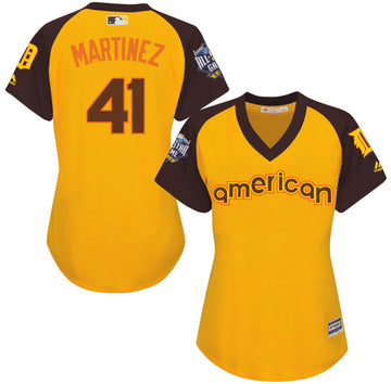 Victor Martinez Detroit Tigers yellow All-Star jersey