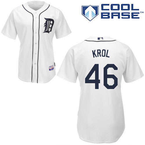 Ian Krol Detroit Tigers white jersey