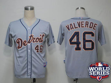 Valverde Detroit Tigers grey jersey