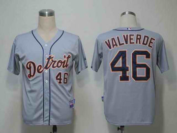 Valverde Detroit Tigers grey jersey