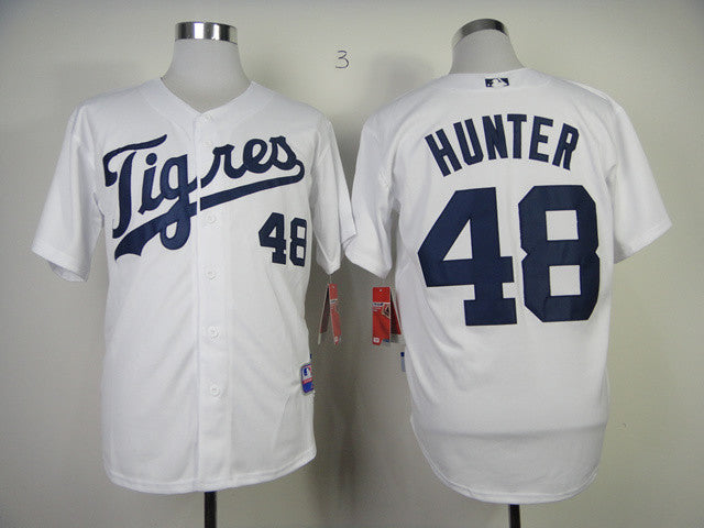 Hunter Detroit Tigers white jersey