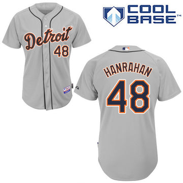 Joel Hanrshan Detroit Tigers grey jersey