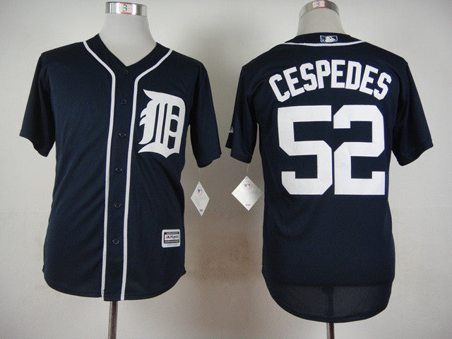 Cespedes Detroit Tigers blue jersey