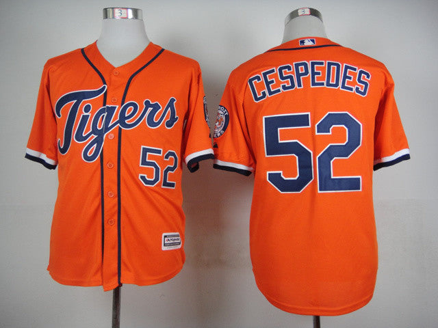 Cespedes Detroit Tigers orange jersey