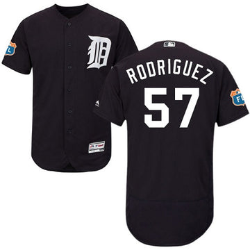 Francisco Rodriguez Detroit Tigers navy jersey