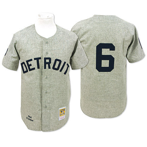 Al Kaline Detroit Tigers grey Throwback jersey