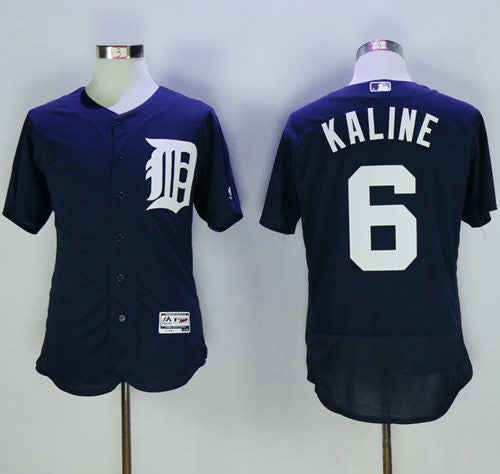 Al Kaline Detroit Tigers navy Authentic jersey