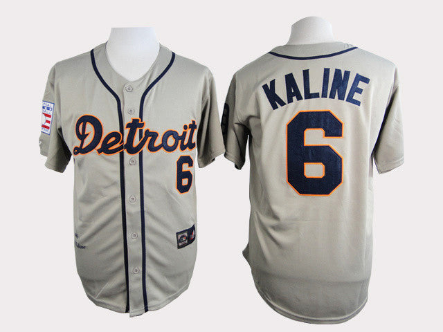 Kaline Detroit Tigers grey Throwback jersey