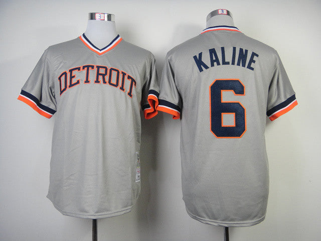Kaline Detroit Tigers grey Throwback jersey