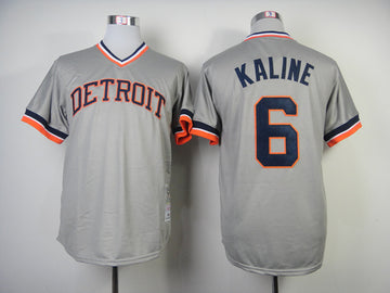 Kaline Detroit Tigers grey Throwback jersey