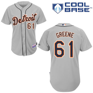 Shane Greene Detroit Tigers grey jersey