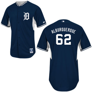 Alburoueroue Detroit Tigers blue jersey